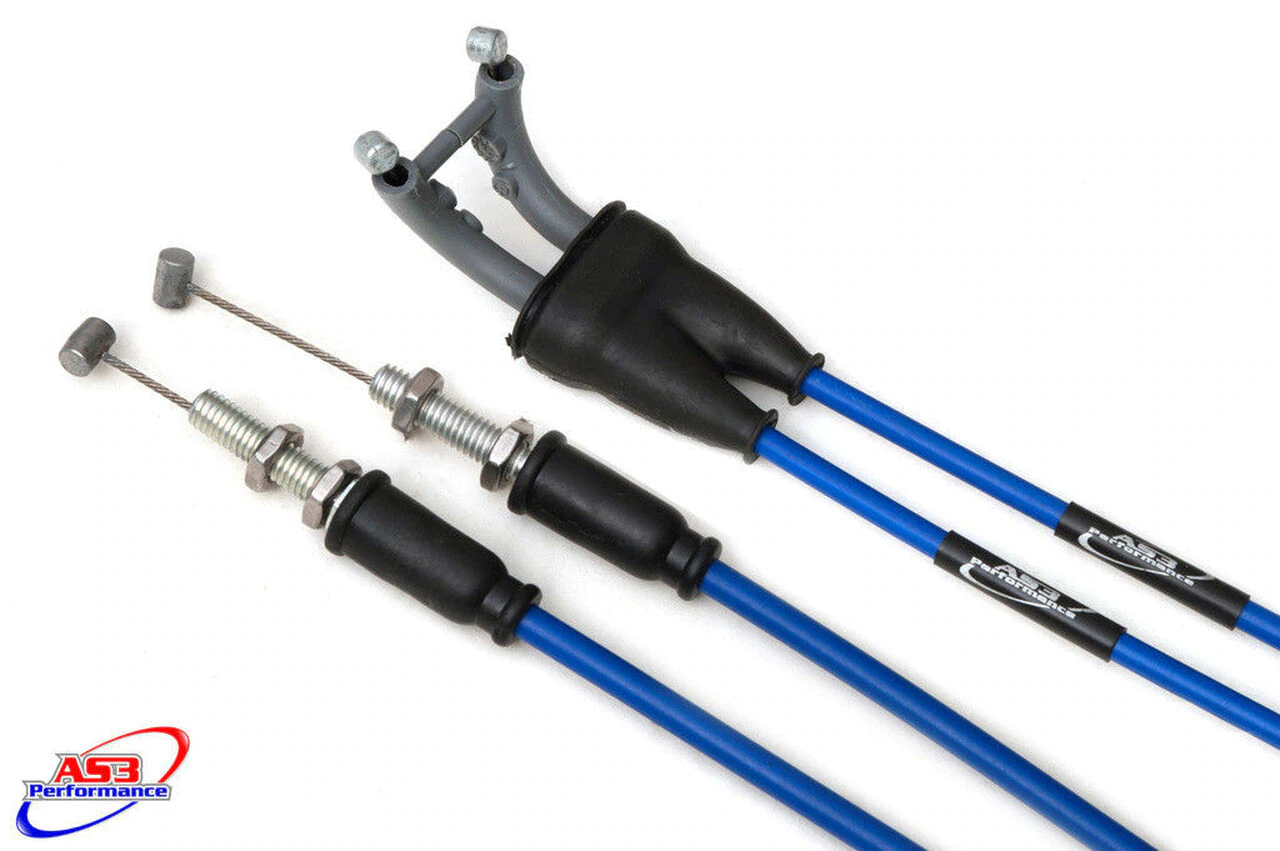 THROTTLE CABLE FEATHERLIGHT AS3 suits HUSQVARNA FC FS 250 350 450 2016-2018 FE 250 350 450 2017-2019 (BLUE)