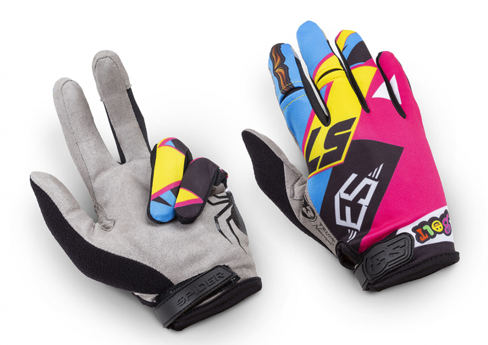 GLOVES SPIDER S3 – BILLY BOLT COLLECTION – Kids small & medium – Adults 2XL
