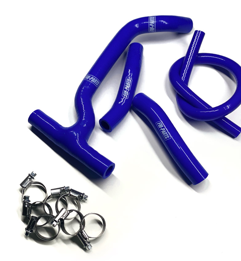 SILICONE RADIATOR HOSES KIT suits SHERCO 2 Stroke 250/300 2013-2024 (BLUE)