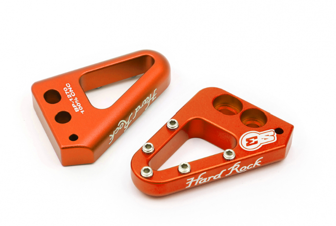 BRAKE PEDAL TIP (MEDIUM) S3 (ORANGE) ktm/gasgas/beta/sherco/husky/rieju