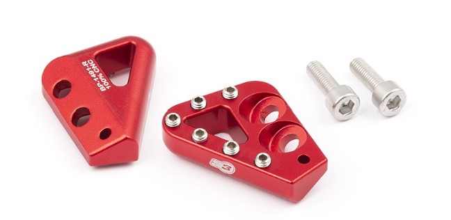 BRAKE PEDAL TIP (SMALL) S3 (RED) ktm/gasgas/husqvarna