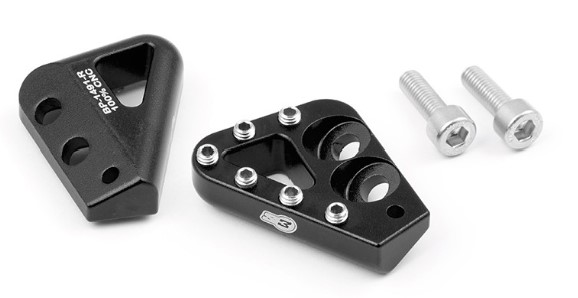 BRAKE PEDAL TIP (SMALL) S3 (BLACK) ktm/gasgas/husqvarna